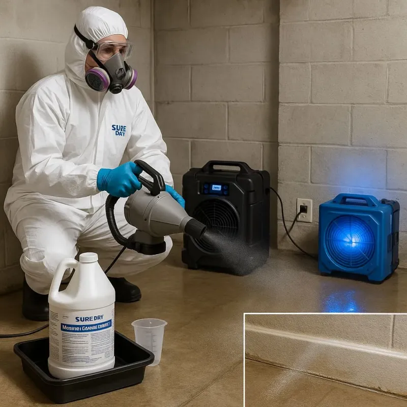 Sanitization and Odor Removal process in Jessup, PA