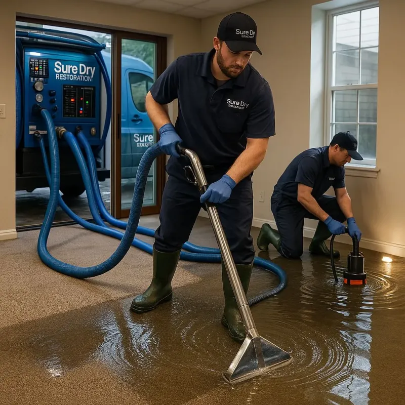 Water Extraction and Removal process in Jessup, PA